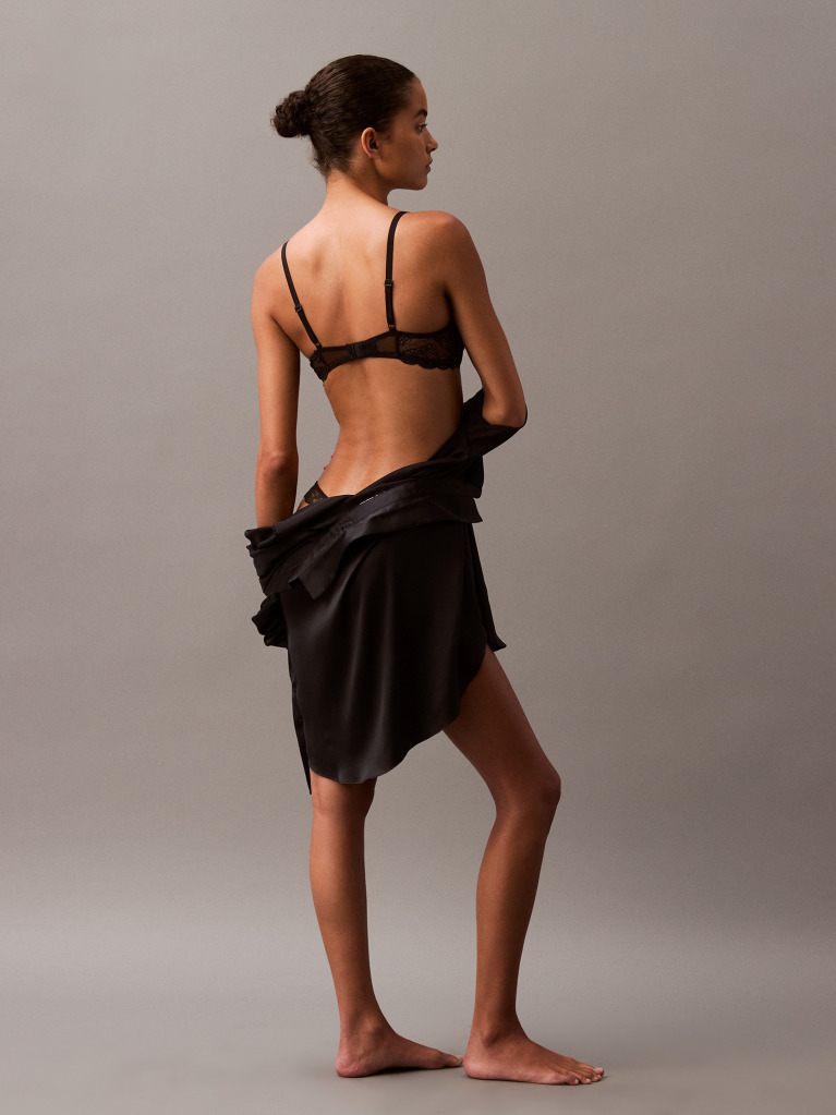 Black Balconette Bra - CK Instinct  Women