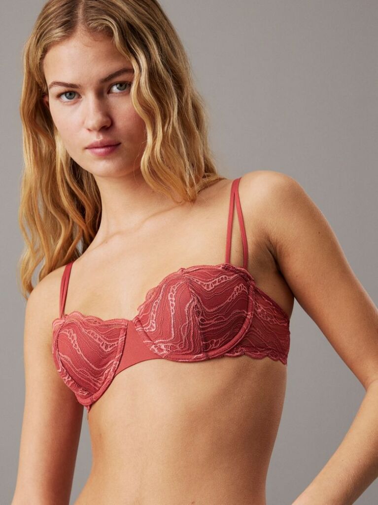 Red Balconette Bra - CK Instinct  Women