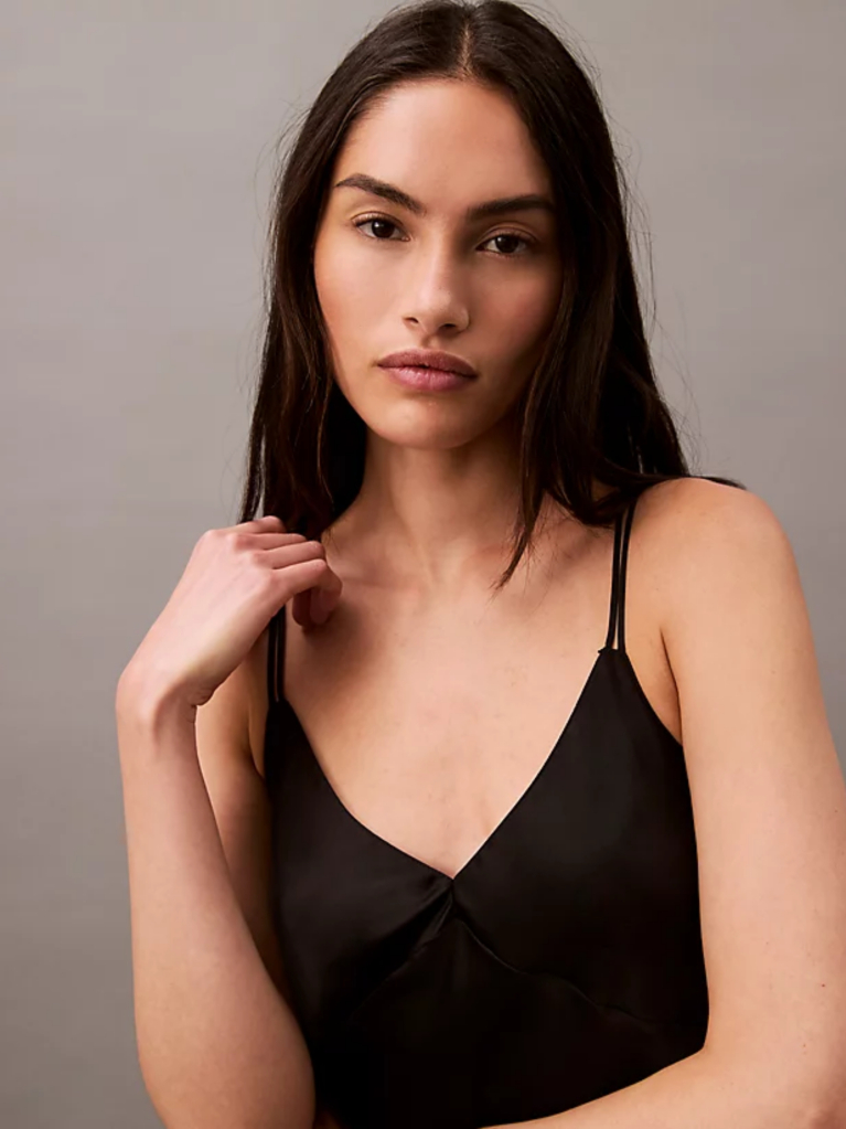 Black Cami Pyjama Top - CK Instinct  Women