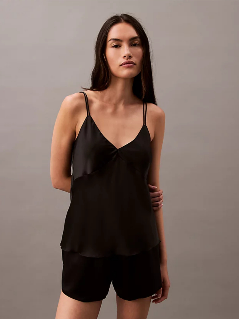 Black Cami Pyjama Top - CK Instinct  Women