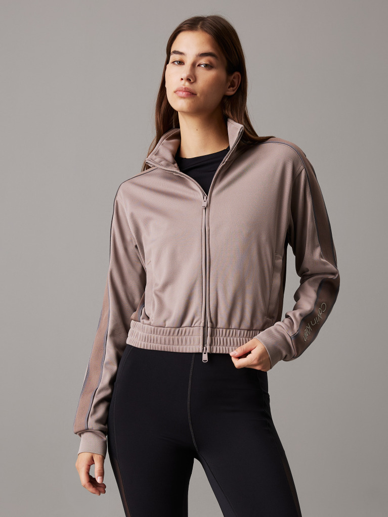 Brown Zip Up Jacket  Women