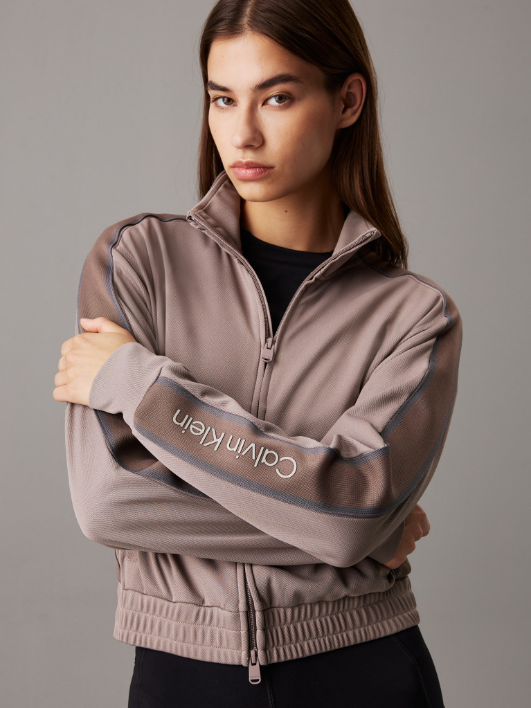Brown Zip Up Jacket  Women