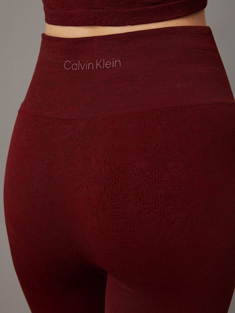 Red Gym Leggings  Women