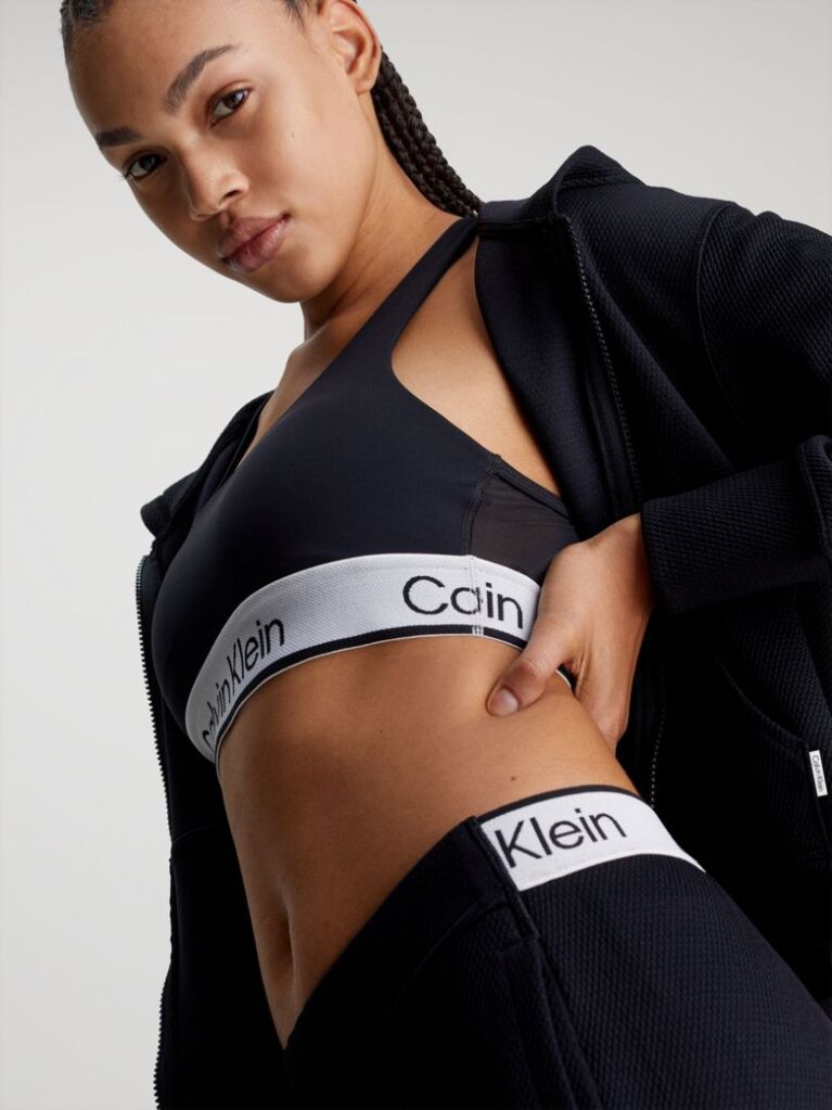 Black Cropped Zip Up Hoodie  Women