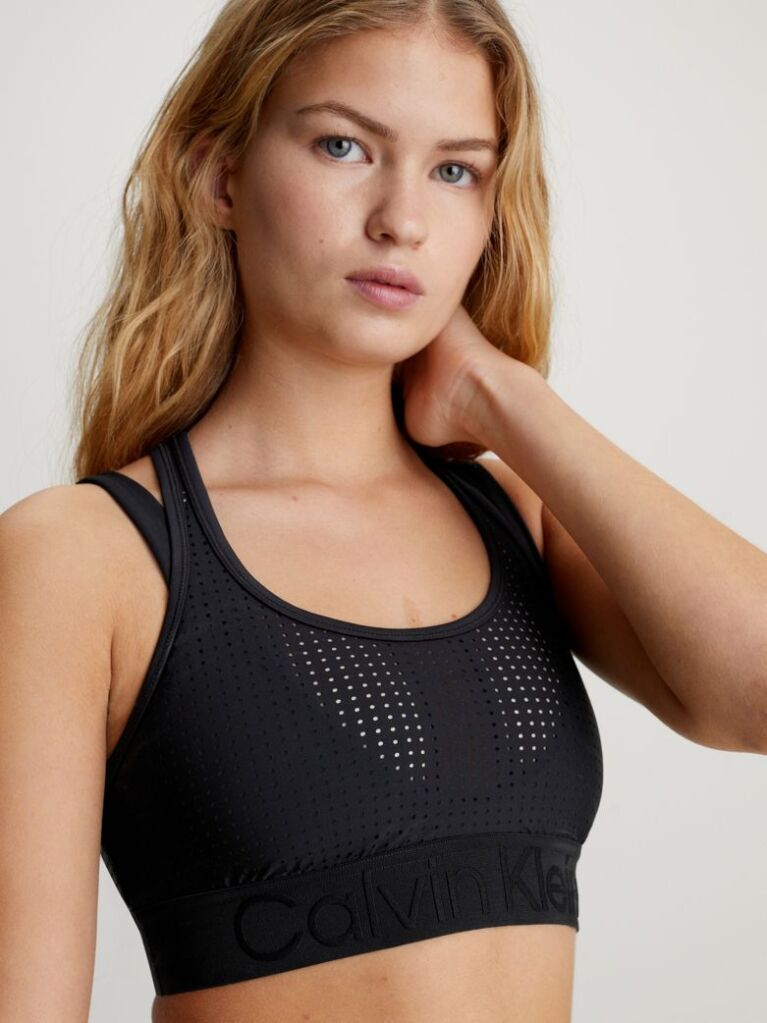 Black Low Impact Sports Bra  Women