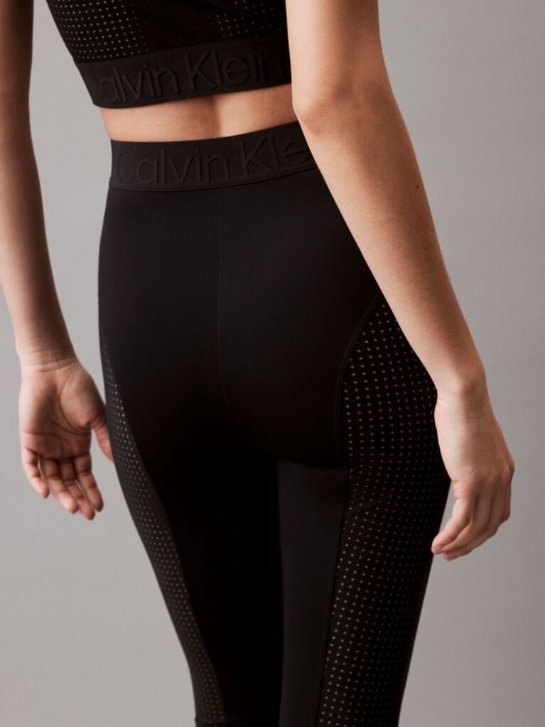 Black 7/8 Gym Leggings  Women