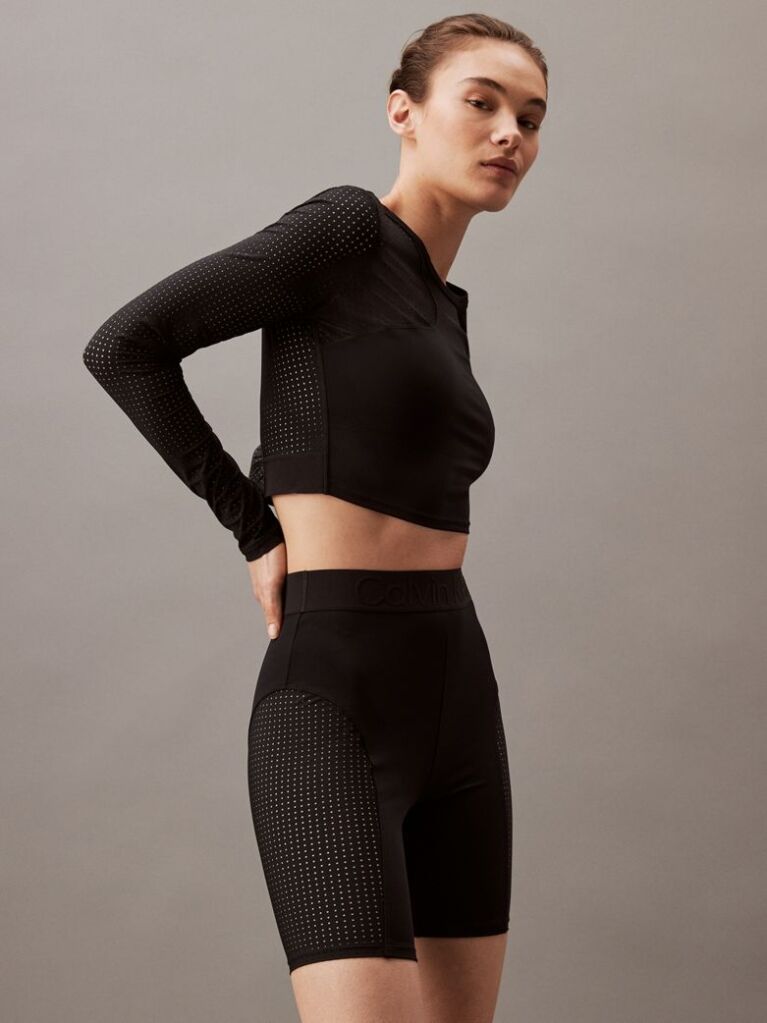 Black Tight Gym Shorts  Women