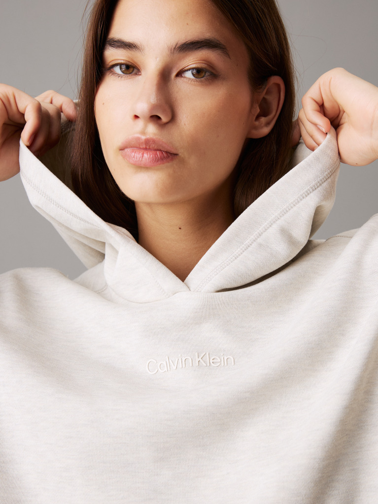 Grey French Terry Hoodie  Women