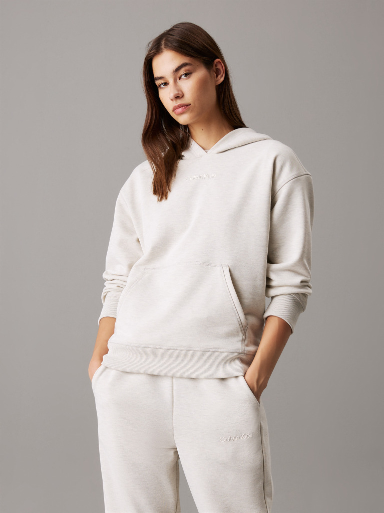 Grey French Terry Hoodie  Women