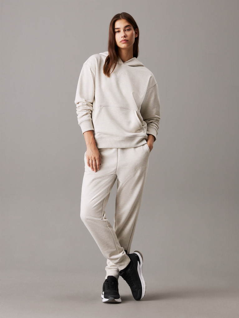 Grey French Terry Hoodie  Women