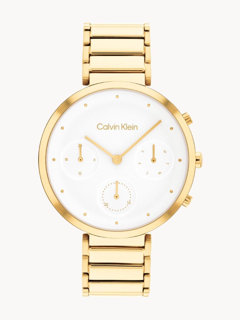 Gold Stainless Steel Gold Tone Watch  Women