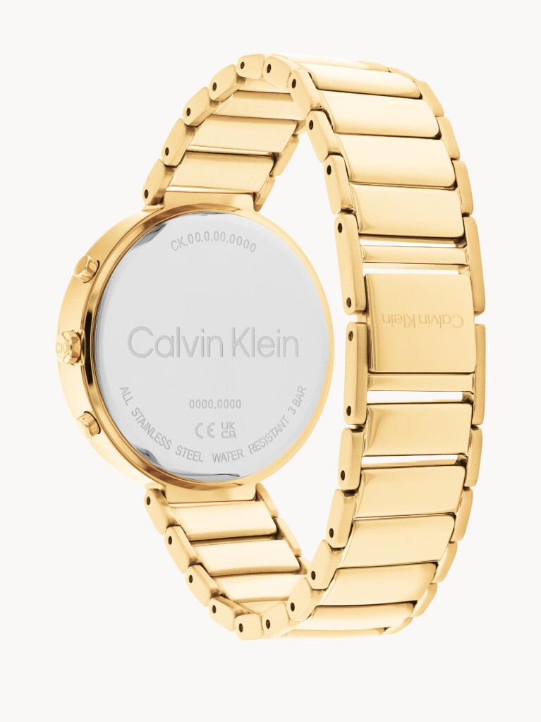 Gold Stainless Steel Gold Tone Watch  Women