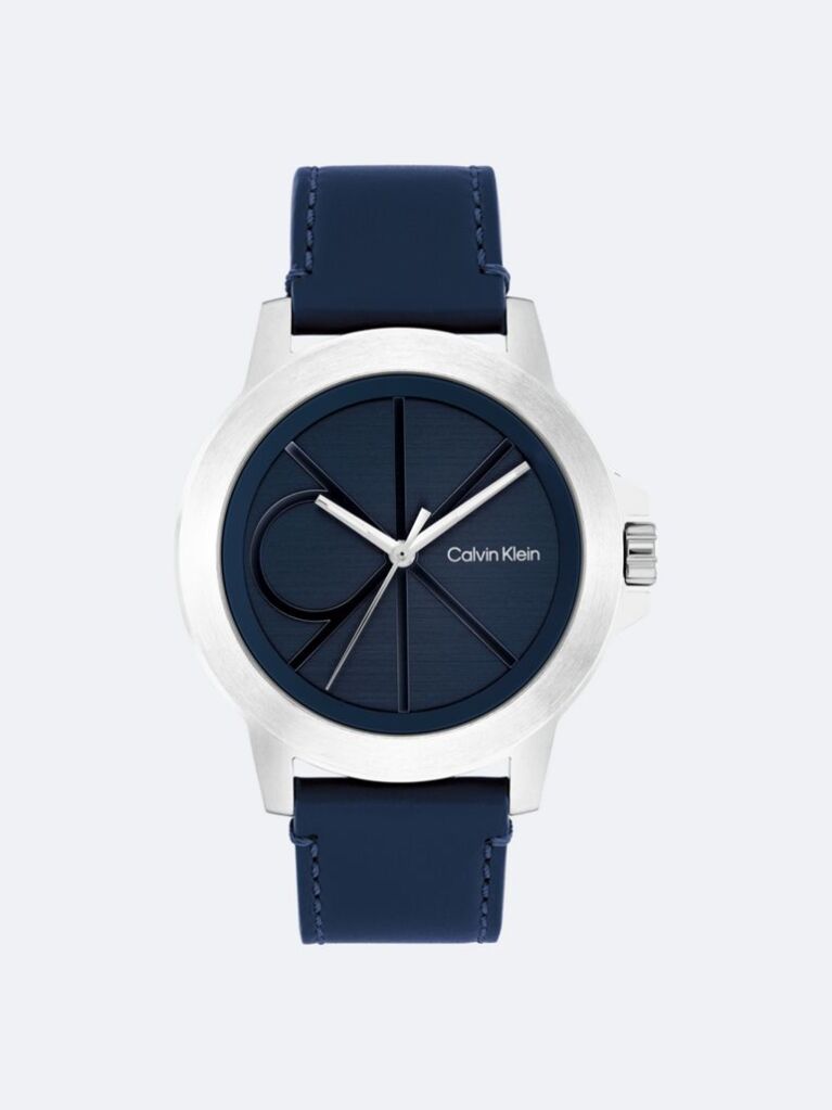 Blue Leather Watch  Men