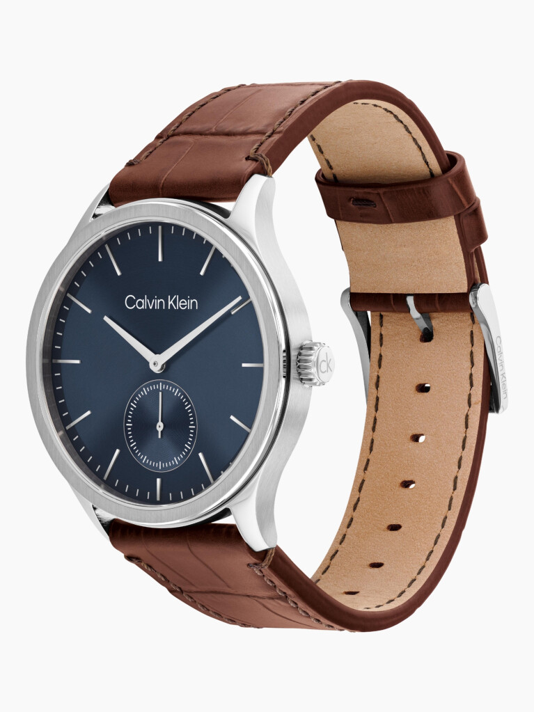 Blue Leather Watch  Men