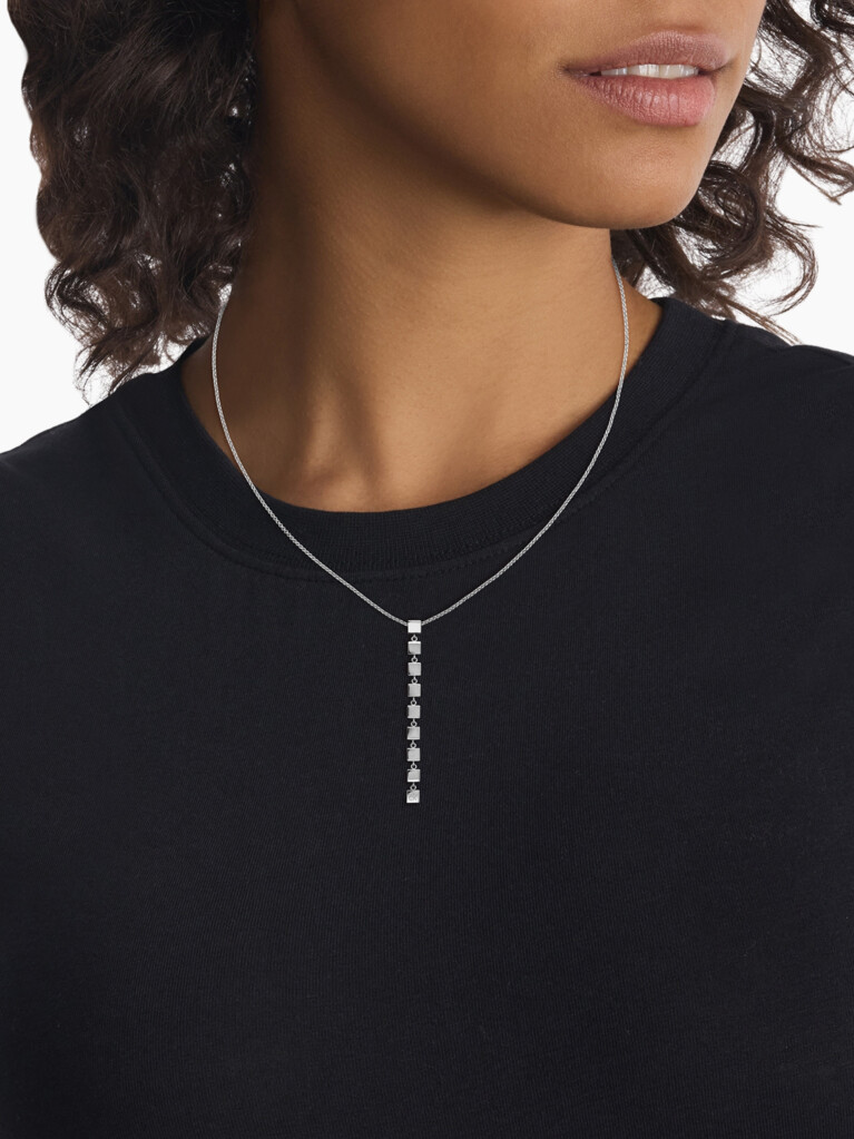 Silver Necklace - Geometric  Women