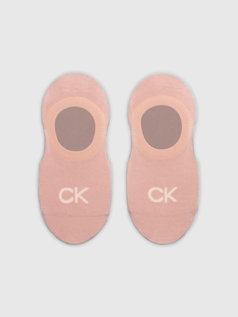 Pink 2 Pack Invisible Socks   Women
