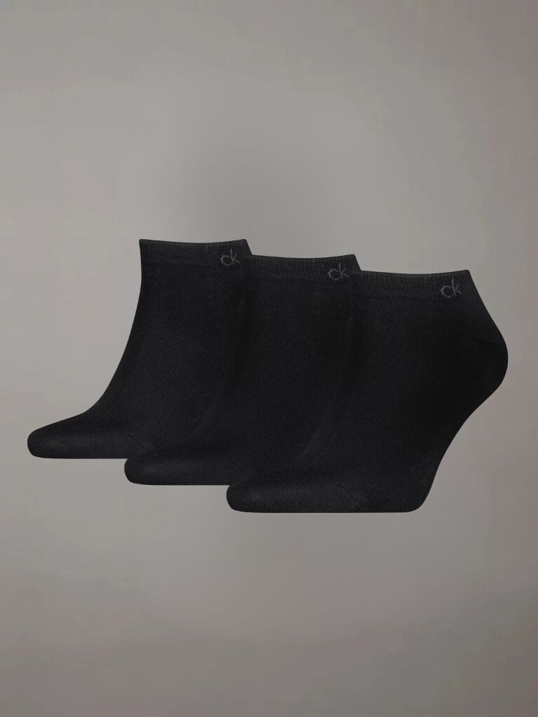 Μαύρο Σετ 3 Ζευγάρια Κάλτσες Για Sneakers  Άνδρας