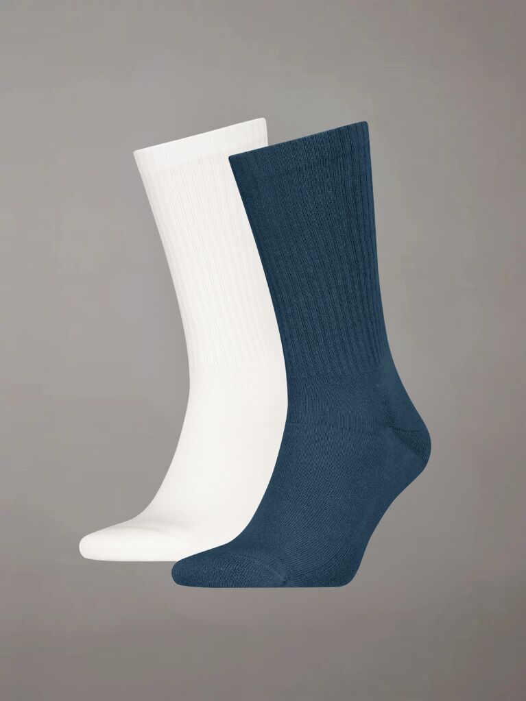 Multi 2 Pack Crew Socks   Men