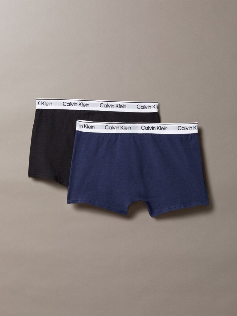 Multi 2 Pack Boys Trunks - Icon Cotton Stretch  Boys