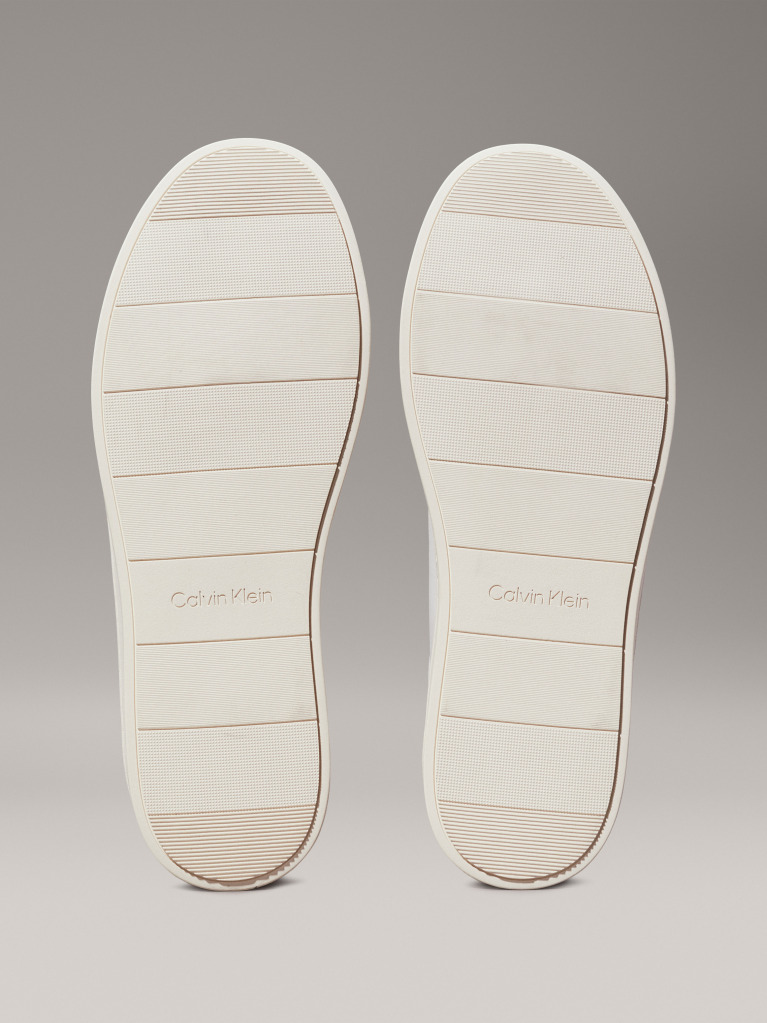 Λευκό Δερμάτινα Sneakers  Άνδρας