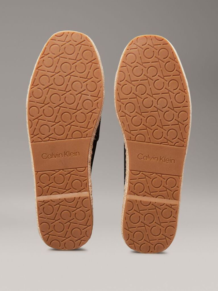 Black Canvas Espadrilles  Men
