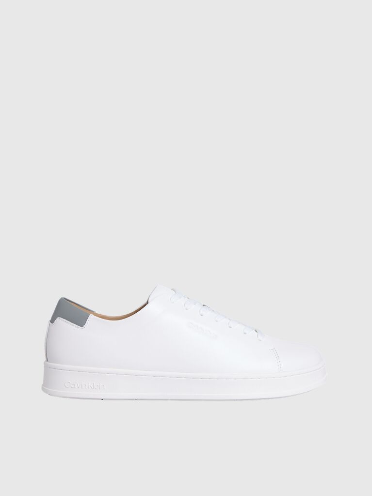 Λευκό Δερμάτινα Sneakers  Άνδρας