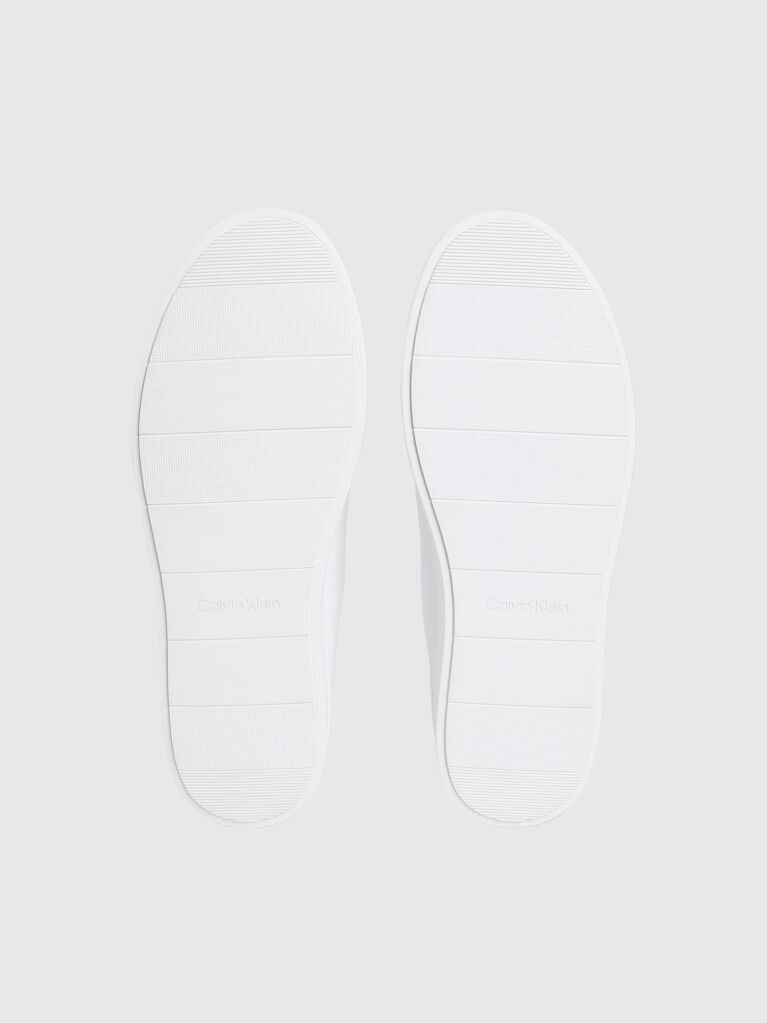 Λευκό Δερμάτινα Sneakers  Άνδρας