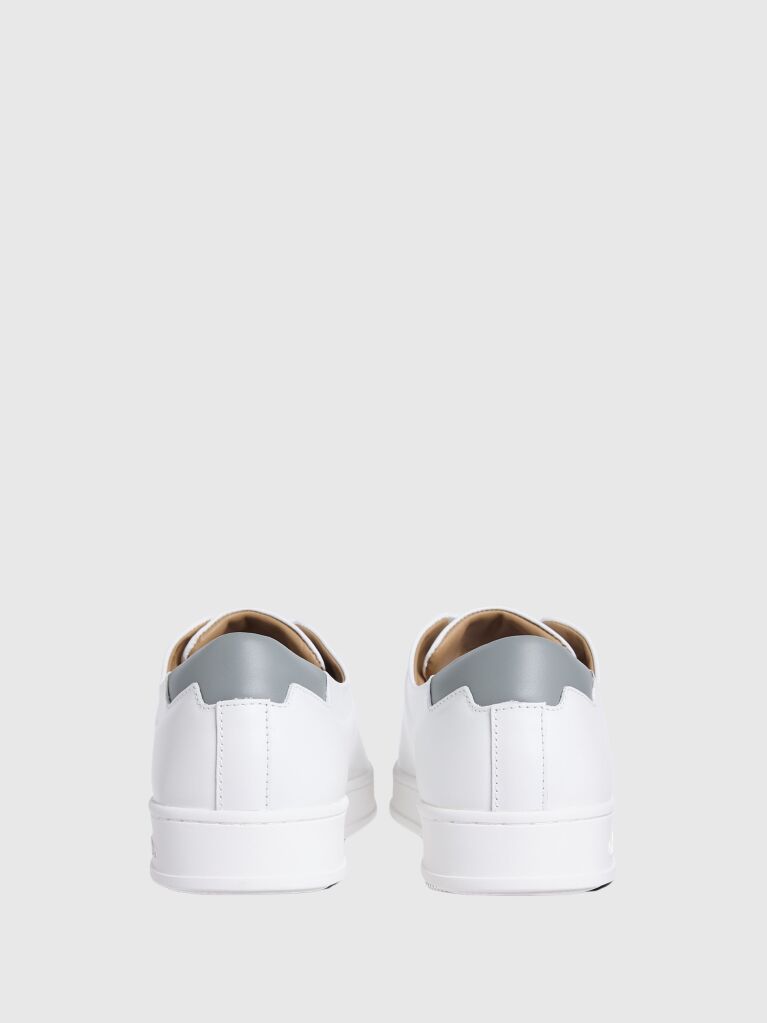 Λευκό Δερμάτινα Sneakers  Άνδρας