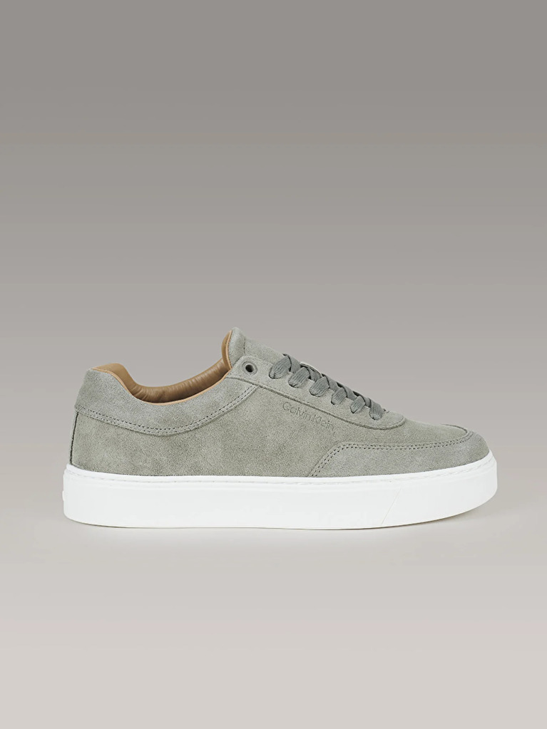Green Leather Trainers  Men