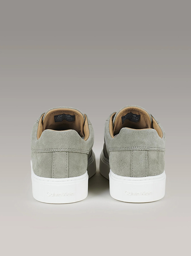 Green Leather Trainers  Men