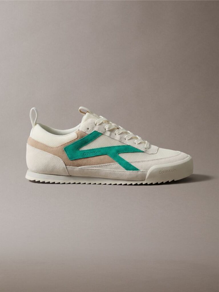 Λευκό CK KAY - Sneakers Από Σουέτ  Άνδρας