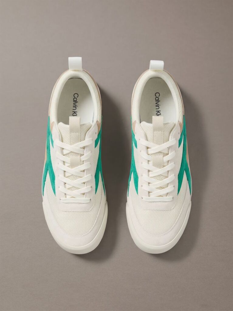 Λευκό CK KAY - Sneakers Από Σουέτ  Άνδρας