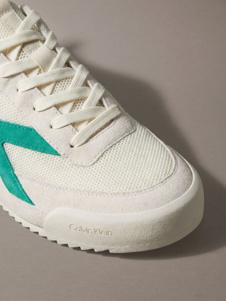 Λευκό CK KAY - Sneakers Από Σουέτ  Άνδρας