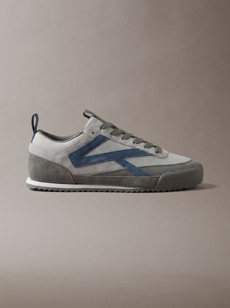 Λευκό CK KAY - Sneakers Από Σουέτ  Άνδρας