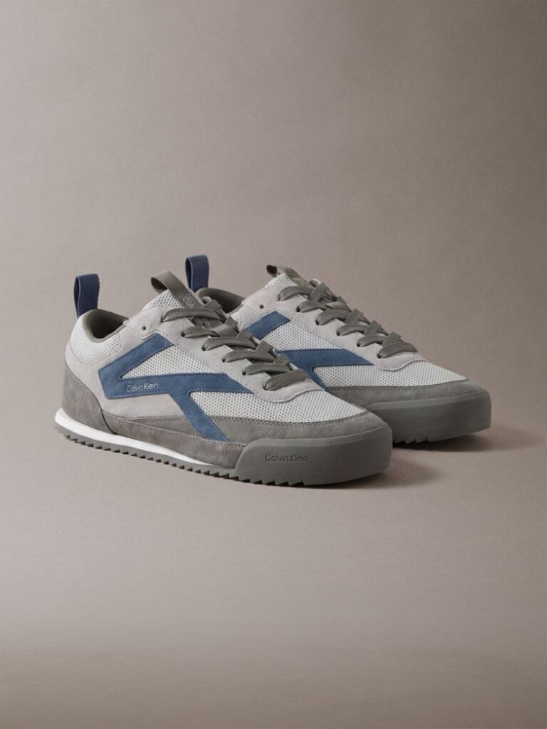 Λευκό CK KAY - Sneakers Από Σουέτ  Άνδρας
