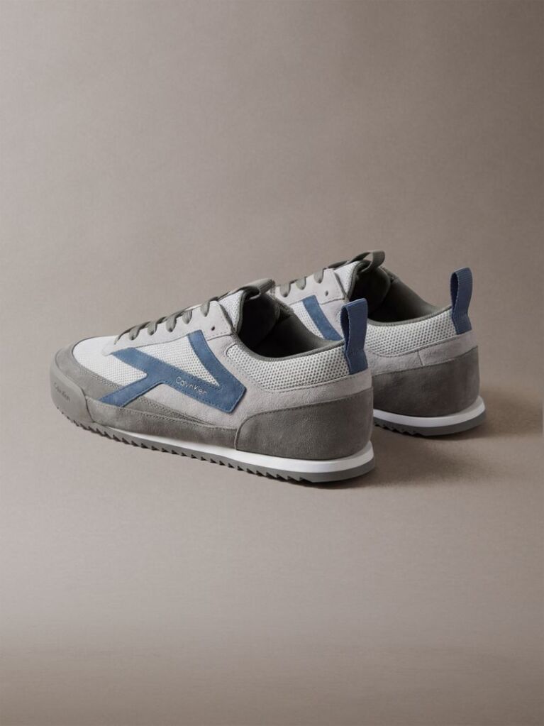 Λευκό CK KAY - Sneakers Από Σουέτ  Άνδρας