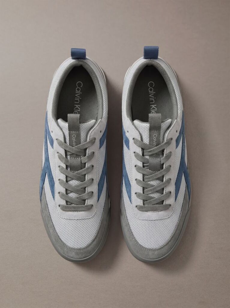 Λευκό CK KAY - Sneakers Από Σουέτ  Άνδρας