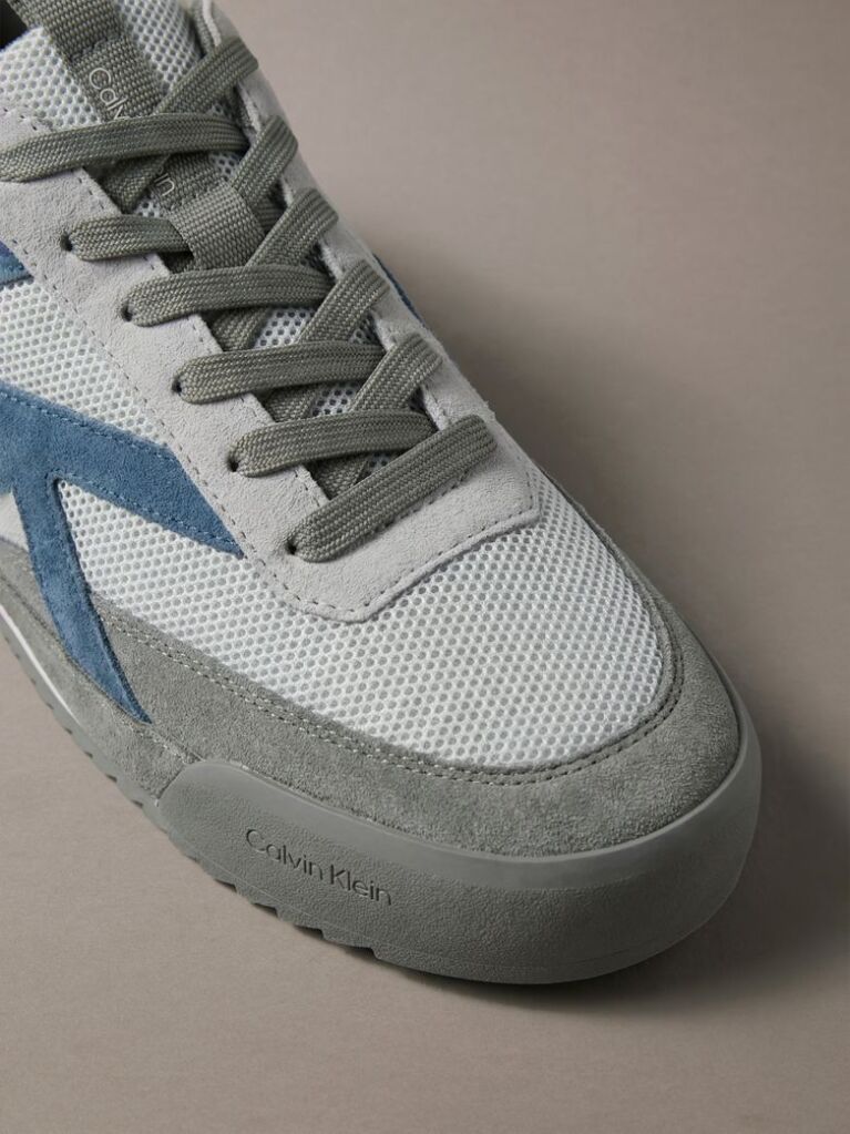 Λευκό CK KAY - Sneakers Από Σουέτ  Άνδρας