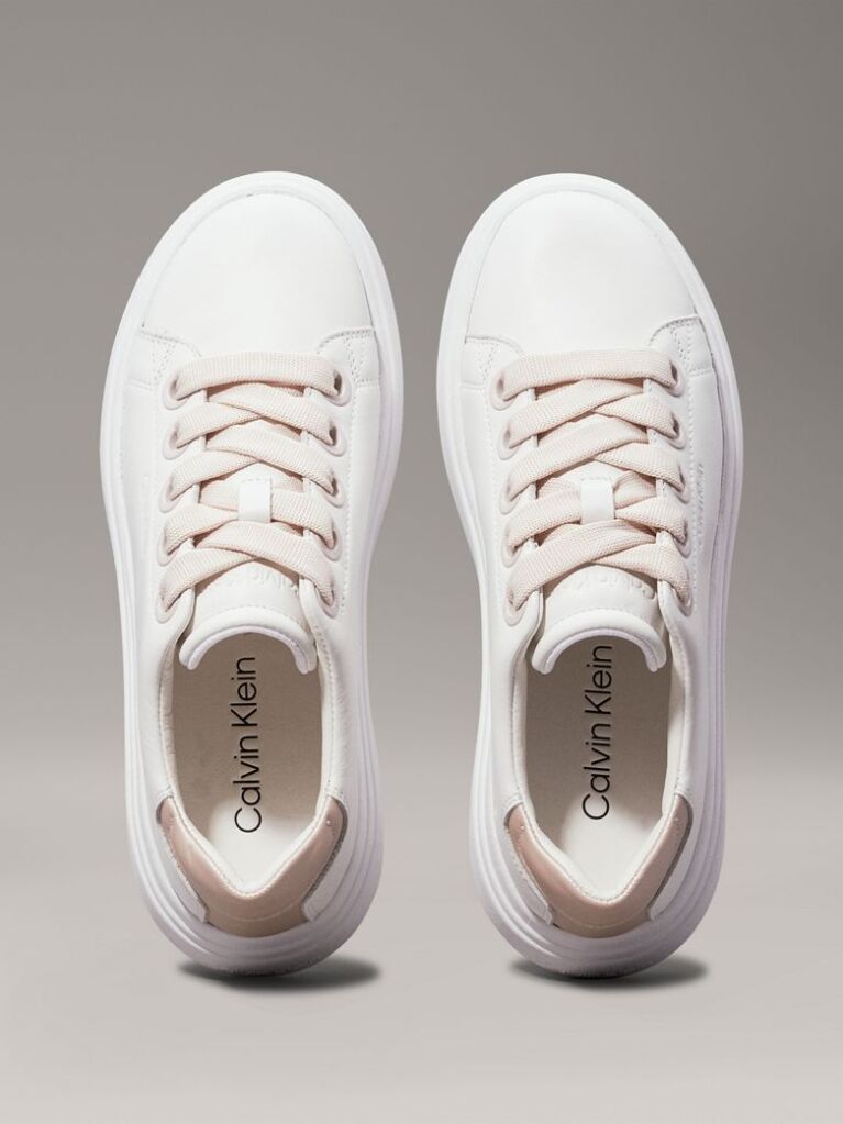 Λευκό Δερμάτινα Sneakers  Γυναίκα