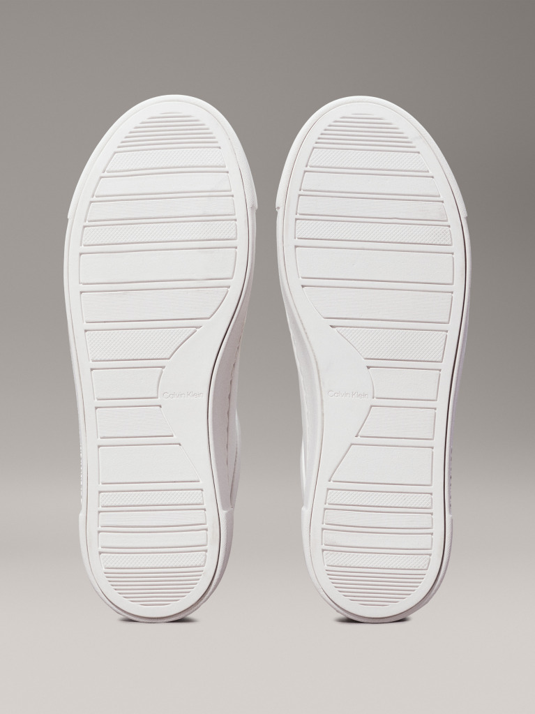 White Leather Trainers  Women