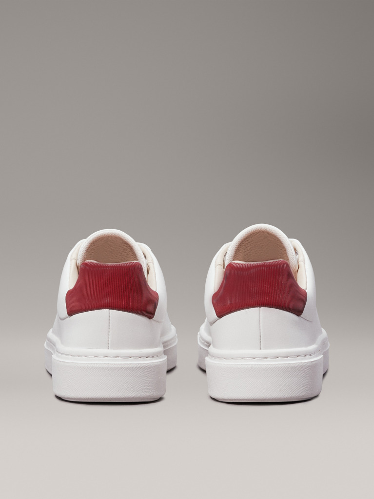 White Leather Trainers  Women