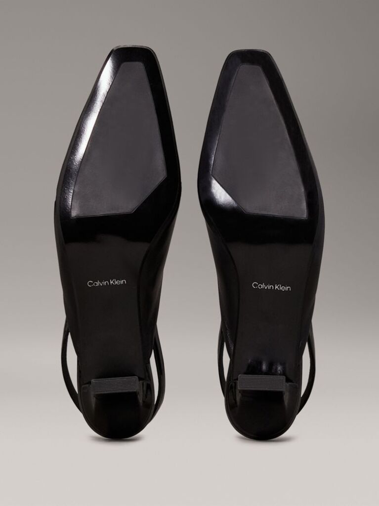 Black Slingback Pumps  Women