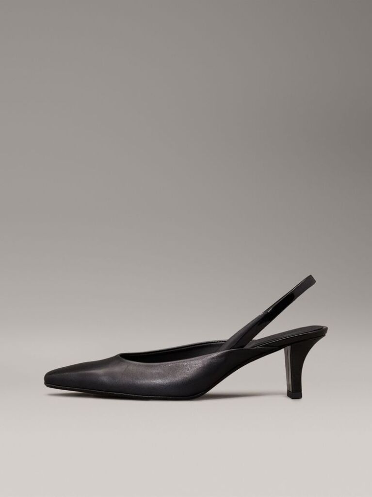 Black Slingback Pumps  Women