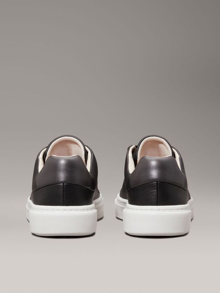 Μαύρο Δερμάτινα Sneakers  Γυναίκα