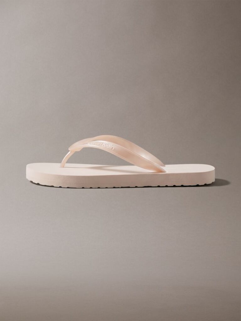 Ροζ Arwa - Μεταλλικά Περλέ Flip Flops  Γυναίκα