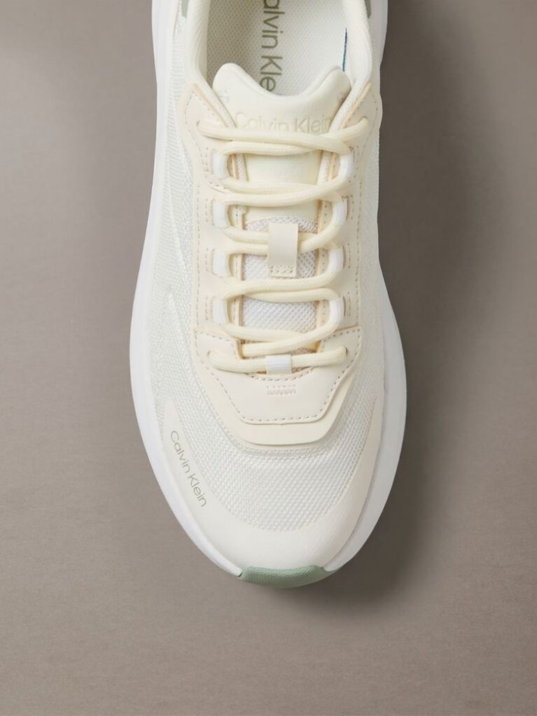 White CK Volumax - Chunky Runner Sneakers  Women