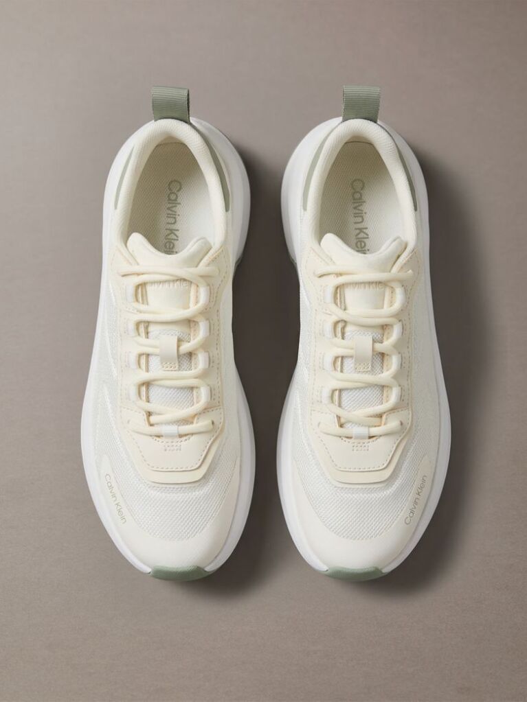 White CK Volumax - Chunky Runner Sneakers  Women