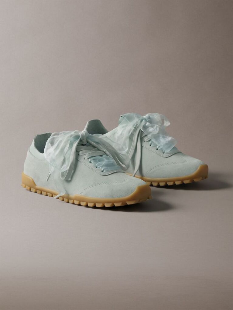 Μπλε Αθλητικά Sneakers από Σουέτ Organza  Γυναίκα