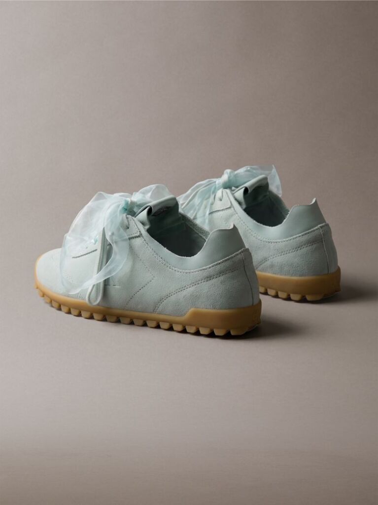 Μπλε Αθλητικά Sneakers από Σουέτ Organza  Γυναίκα