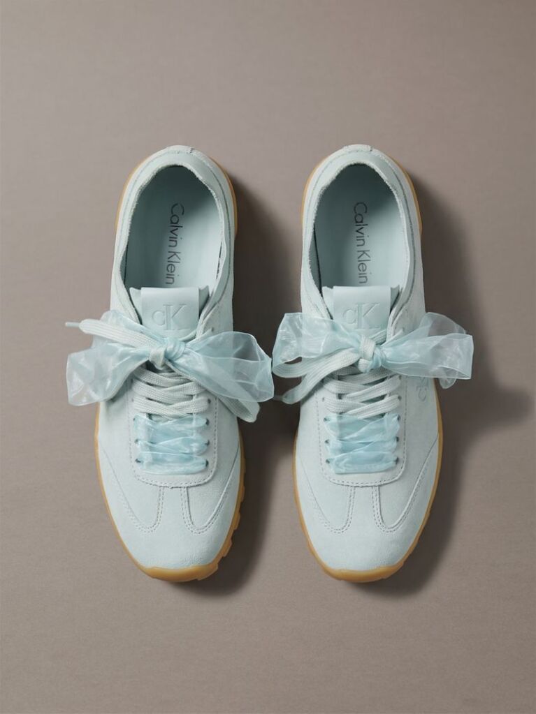 Μπλε Αθλητικά Sneakers από Σουέτ Organza  Γυναίκα